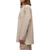 Y-3 Nylon Twill Overshirt Solid Color Half High Neck Loose Jacket Men jackets Beige IV8022