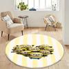 Classic Minions Circular Rug Lovely Character Pattern Round Floor Mat For Children Bedroom Living Room Home Decorative Carpet