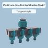 1 In 4 Out Faucet Adapter Garden Watering Lawn Maintenance Valve Diverter Tubing Tap Adapter