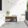 3-piece Folding Bistro Set Beige In Steel 42002971