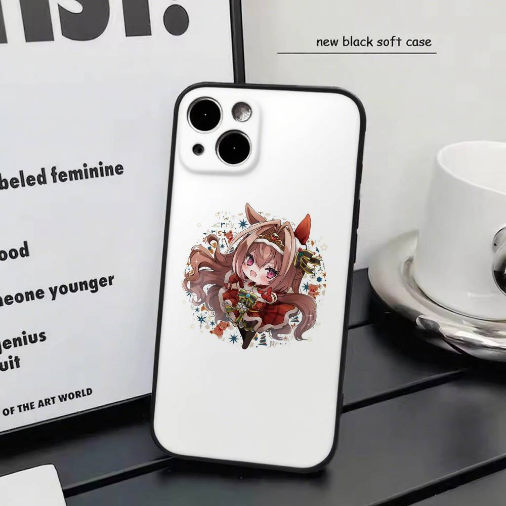 Daiwa Scarlet Anime U-Uma Musume Pretty Derby Phone Case Silicone Soft For IPhone 17 Air 16 15 14 13 12 11 Plus Pro Max Plus