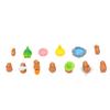 13pcs Mini Figures Cute Capybara Water Pool Turtle Shape Water Proof Resin Miniature Figurines for Doll House Tabletop