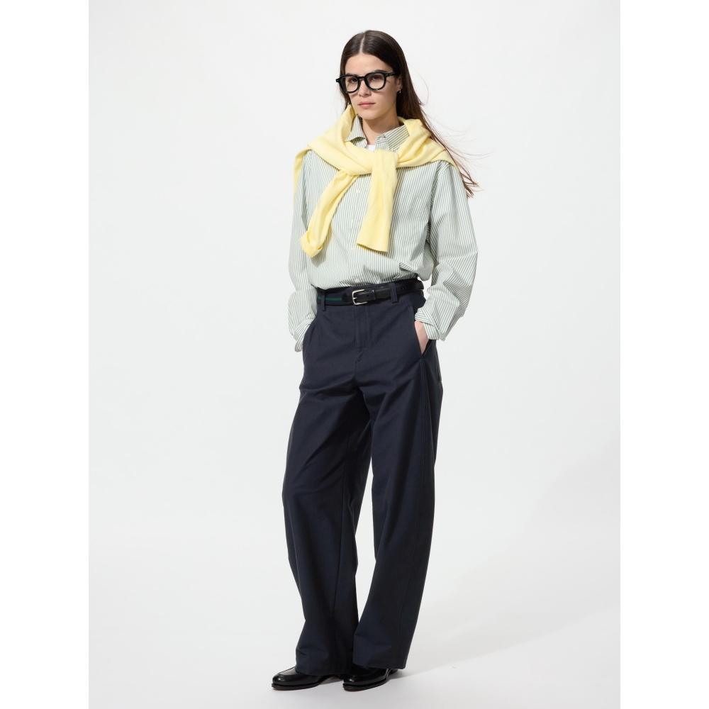 Uniqlo Japan Broad Shirt Stripes Button Down