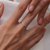 MODIAN 925 Sterling Silver Irregular Wave Thin Ring For Women Smooth Curved Stackable Finger Rings Daily Fine Silver Jewelry Gif