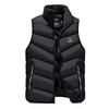 Men Packable Vest Thicken Waistcoat Stand -Up Collar Padded Lightweight Down Vest Winter Clothes