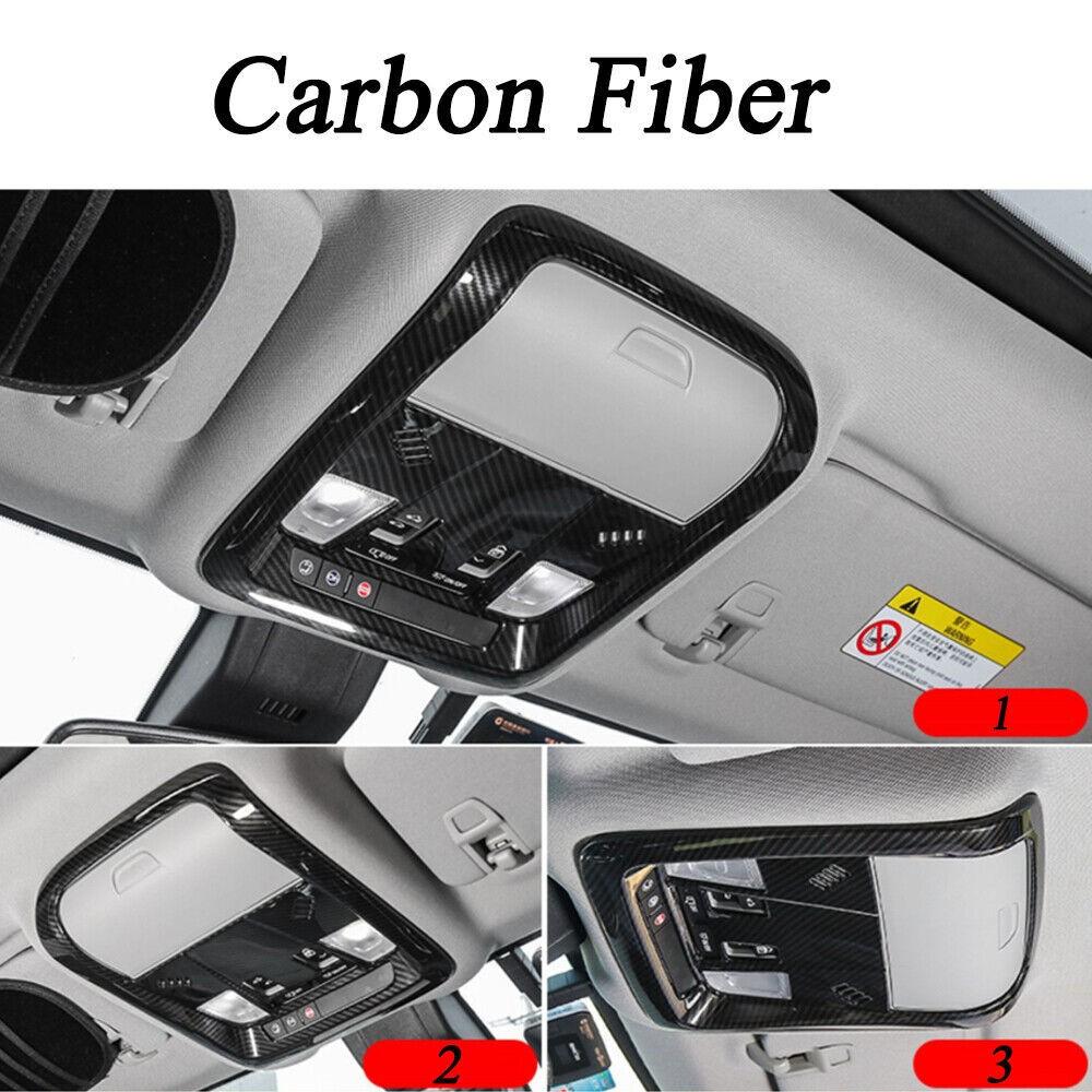 ABS Carbon Fiber Front Reading Light Trim Cover For Chevrolet Equinox 2018-2024