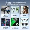 Smart AI Bluetooth Glasses: HD Camera, Music, Calls & Translation