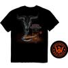 Whiskey Business Bull Smoke Black T-Shirt What Doesn't Kill Makes You Stronger