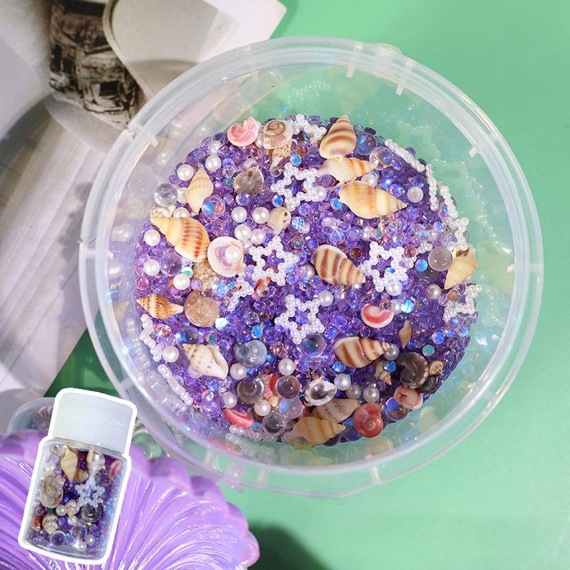 

22g Mix Glitter Undersea Series Sequins For Soft Pottery Epoxy Resin Filler Flakes Laser Sparkly Sequins DIY Nail Art Fillings