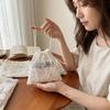 Retro Embroidery Flower Drawstring Pouch Hollow Out Cute String Bags  Cosmetics Bag