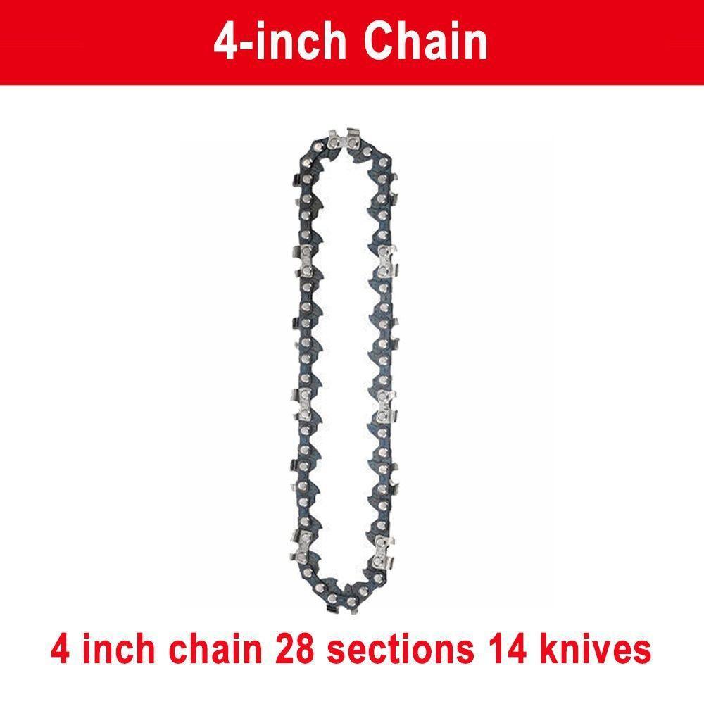 1Set for Electric Saw Chain Guide Plate Set Electric Saw Parts Garden Tool Saw Chain Kit 4/6/8 Inch Logging Pruning