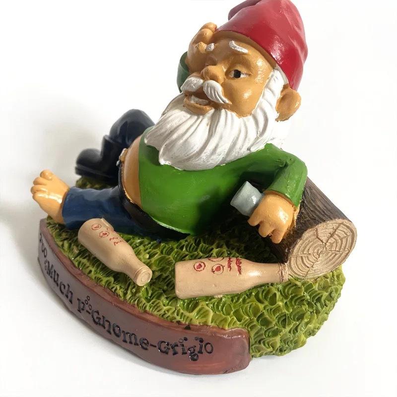 Christmas Gift Ornament Garden Ornament Dwarf Resin Crafts Cartoon Dwarf Statue White Bearded Old Man