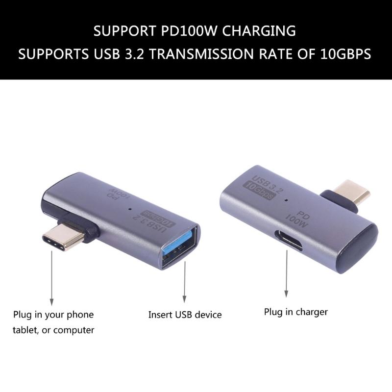 Multifunction USB C OTG Adapter Supports PD Charging & High Speed Data Metal USB C Phone Adapter Upgrades for Phones