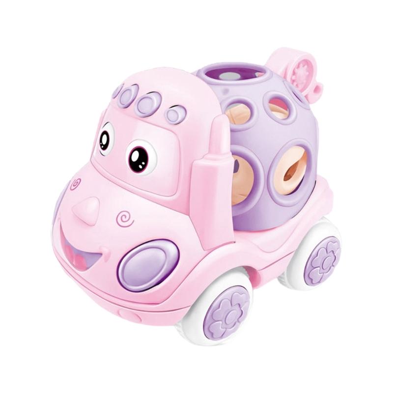 

Preschool Learning Toy Cartoon Car Toy Inertia Animal Car Toy with Ringing Bells for Toddler Hand Ability Birthday Gifts