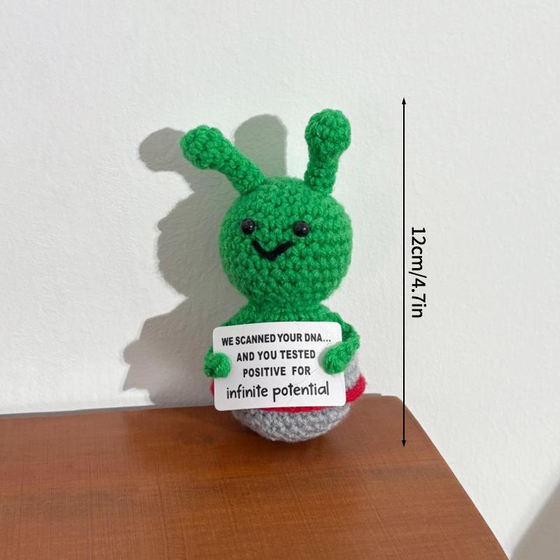 Crochet Ornament Desk Accessories Handmade Doll Birthday Party Decoration Party Gift Favors Hand Knitted Ornament