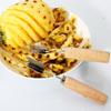 1pc V Shape Pineapple Slicer Stainless Steel Pineapple Eye Peeler Pineapple Seed Remover Knife Fruit Tool