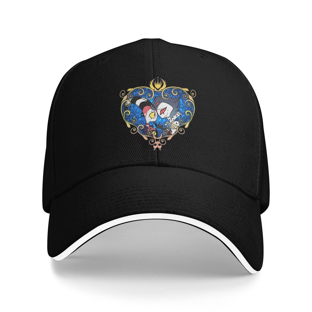 Helluva Boss Logo Baseball Caps Hip Hop Sandwich Hat Unisex Women Adjustable Dad Hat Outdoor