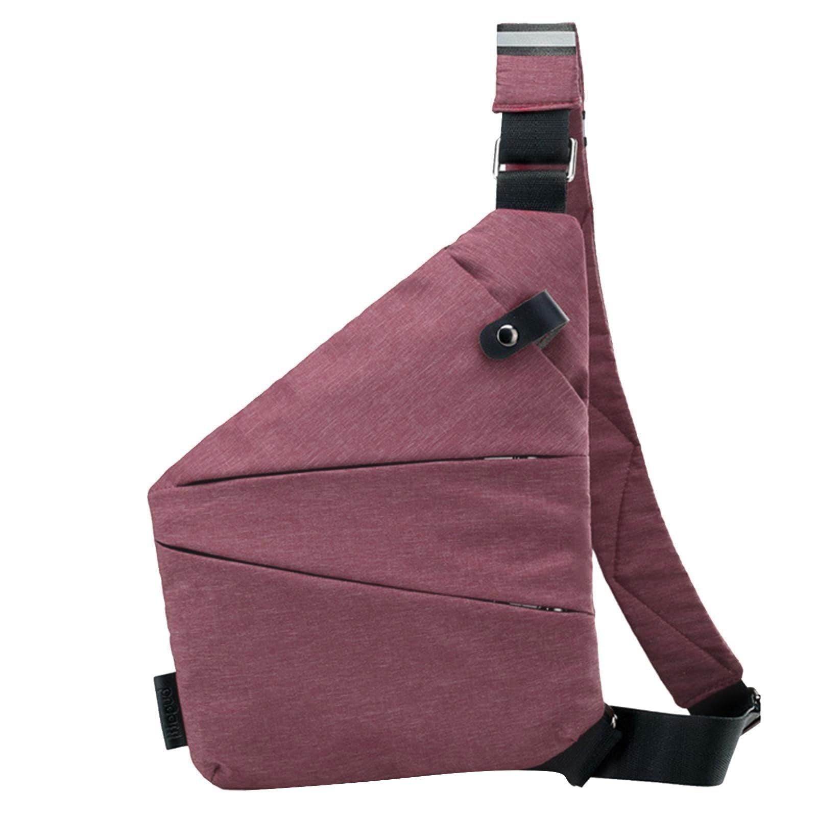 

Сумка на правое плечо, нейлоновая нагрудная сумка, мужская легкая сумка через плечо большой вместимости, повседневная и облегающая сумка One Size