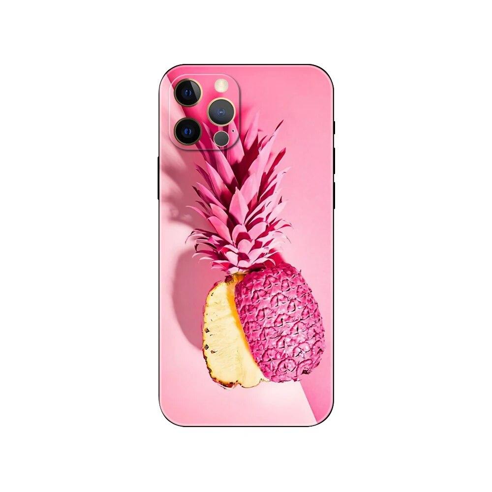Capa de telefone de abacaxi para iPhone Samsung Galaxy Redmi Xiaomi Oppo OnePlus Note SA 7 8 9 10 11 12 13 14 20 21 22 23 53 54 Pro Max Plus Ultra TPU macio