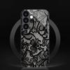 Custodia per telefono in vetro temperato con motivo in pizzo adatta per Samsung Galaxy S26 S25 S24 S23 S22 S21 S20 FE/Ultra/Plus antiurto