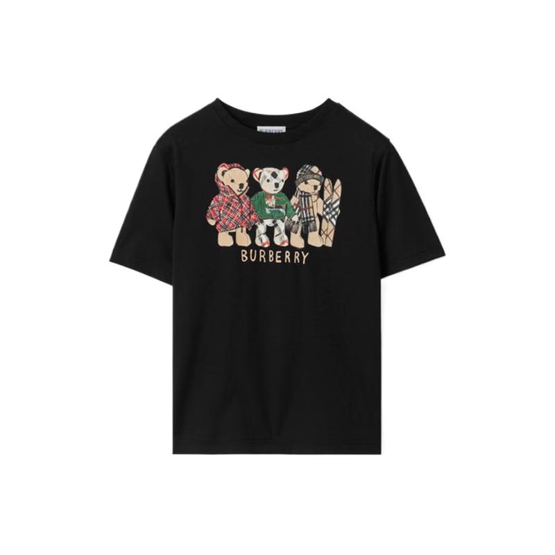 Хлопковая футболка Burberry для мальчиков Thomas Bear & Friends 104 (4Y)