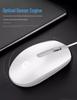 M10 Universal Wired Mechanical USB Mouse for Office, Home, Desktop, Laptop, Gaming - Frosted Design