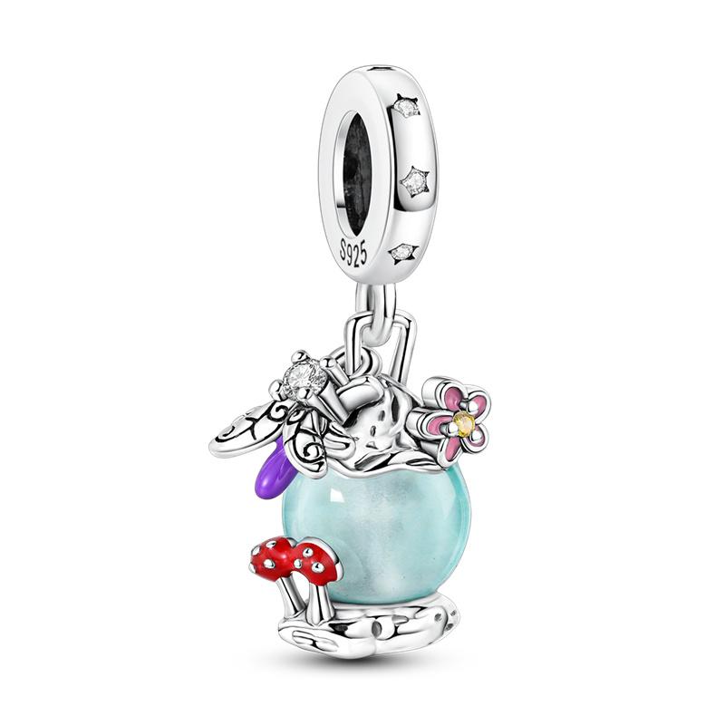 Newcopper Firefly Luminous Oil Lamp Pendant Matching Bracelet Original Women'S Jewelry Christmas Gift