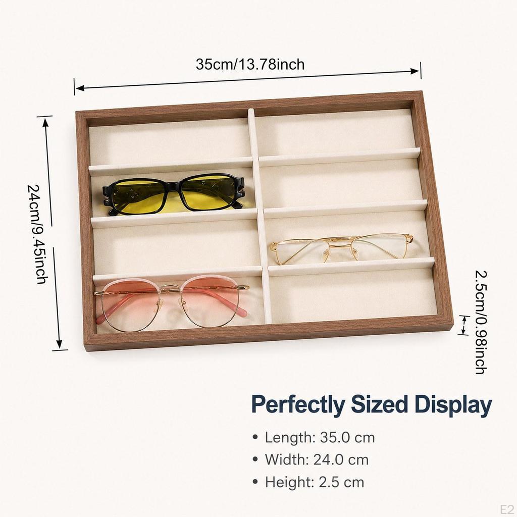 Display Tray for Glasses, Jewelry Organizer, Sunglasses Storage Case, Organizer Shop,