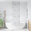 VidaXL Store enrouleur de douche avec cassette largeur du tissu 66 cm, store de douche, store enrouleur de rideau de douche, 4015009