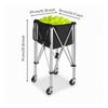 Tennis Ball Cart Long-Lasting Equipment Sturdy for Coaches, Athletes