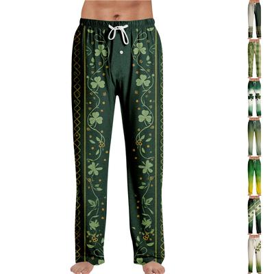 Men's St. Patrick's Day Print Home Sleep Pants