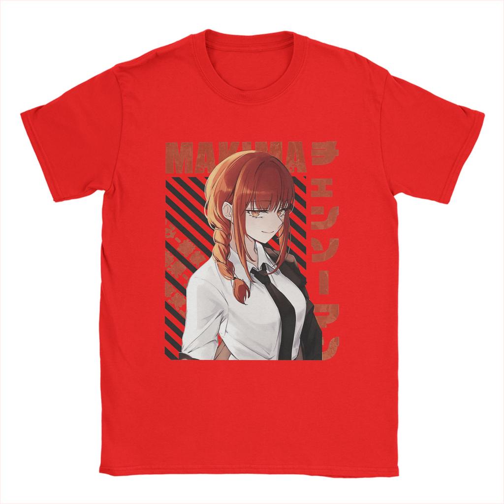 Chainsaw Main Anime Asa Mitaka T Shirts for Men Cotton Creative T-Shirts Crew Neck Tee Shirt Short Sleeve Clothes Plus Size