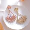 Geometric Hoop Earrings For Women With Gold Plating Retro Style Fashion Jewelry