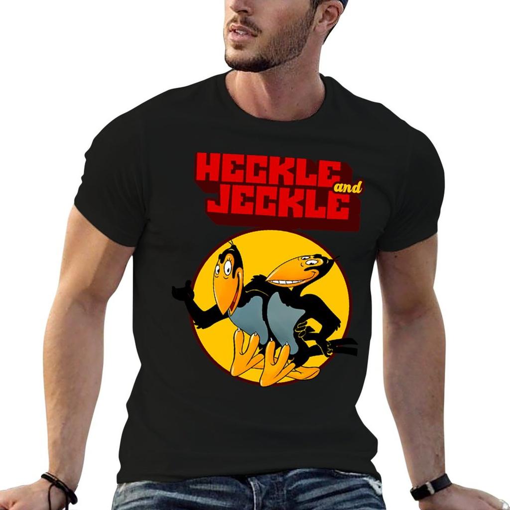 Heckle and Jeckle T-Shirt Man T Shirt Luxury Mens Graphic T Shirts T Shirt for Man 100 Percent