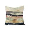 Home Decoration Supplies Landscape Painting Polyester Pillow Cover Home Geometric Abstract Sofa Cushion Cover