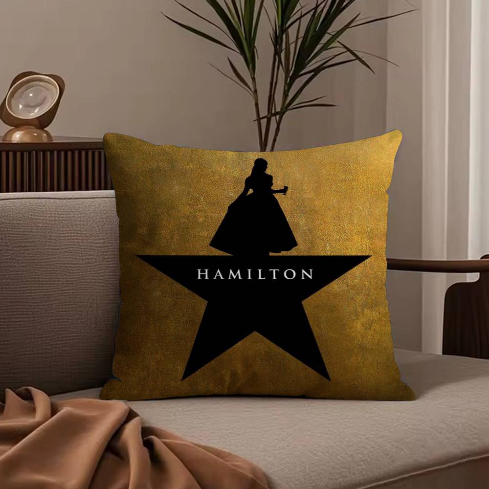 Hamilton-ES Federa per Cuscino Musicale Anti-acaro Cuscino con Cerniera Invisibile Morbido Peluche Corto Copricuscino per Divano