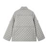 ELLE KIDS Girls' Quilted Windproof Stand-Collar Cotton Jacket