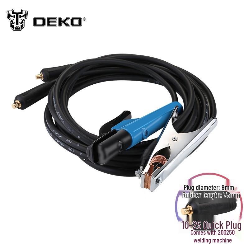 

DEKO Welding Handle and Grounding Cable Set CN plug (adapter included)
