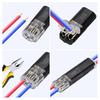 Cable Connector with Wire Stripper Locking Wire Flame Retardant Quick Connector 18-22AWG 2 Pin