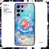 Fashion Cartoon Ponyo Phone Case For Samsung Galaxy S25 S24 S23 S22 S21 S20 Plus Ultra Note20 Limited Soft Black