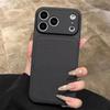 Custodia per Telefono in Silicone Morbido di Lusso con Texture a Buccia di Litchi per iPhone17 Air 13 14 15 16 Pro Max Cover Posteriore con Paraurti