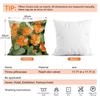 Oil Painting Flowers Pillowcase Printed Polyester 45X45Cm Throw Pillowcover Decorative Sofa Cushion Pillowslip Home Decor