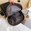 New Women Purses Solid Color Genuine Leather Shoulder Strap Bag Mobile Phone Bag Card Holders Wallet Black Cowhide Handbag