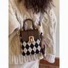 2022 Autumn/Winter Women's Versatile Handbag: Crossbody, Single Shoulder, Diamond Pattern, Small Phone Bag