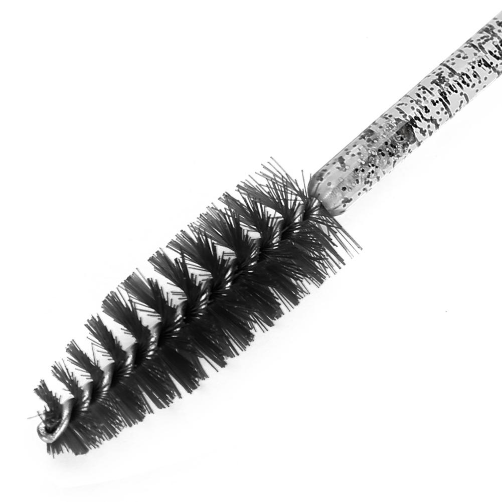 50 Stück Nylon-Make-up-Pinsel, Mascara-Stäbe, Wimpern, Augenbrauen, tragbarer Einwegpinsel