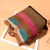 Multicolor Canvas Bag Fashionable Comfortable Casual Large Capacity Crossbody Bag for Women Female Multicolor Free Size