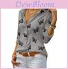 English Fashion Shirt With Butterfly Print And Spandex For Casual Wear