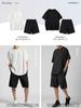 Gemma Plus Smooth and Comfortable Loungewear Plus Short Sleeve Jersey Top and Solid Size Simple and Cool Men's Set, Summer, Sizes, Shorts, Color,