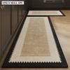 Kitchen Rug Anti-slip Stain-resistant Wear-resistant Foot Mats Solid Color Carpet Long Size Rugs Home Decor Alfombra De Cocina