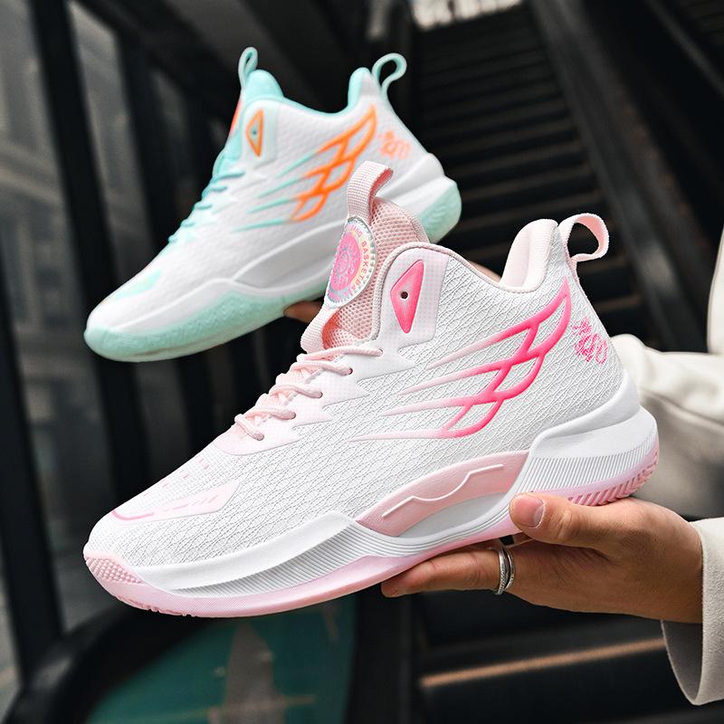 

Путянь износостойкая амортизация фактический бой профессиональные игровые баскетбольные кроссовки высокий верх легкие эластичные дышащие сетчатые спортивные кроссовки трение будет r 45